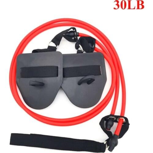 Swimming Exercise Land Arm Strength Work Out Professional Simulation Fitness Resistance Band Hand Palm Paddle Swimming Trainer