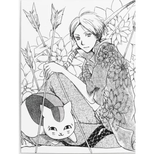 Hd Printing Picture Wall Artwork Modular Natsume Yuujinchou Painting Poster Canvas Anime Living Room Home Decoration Framework