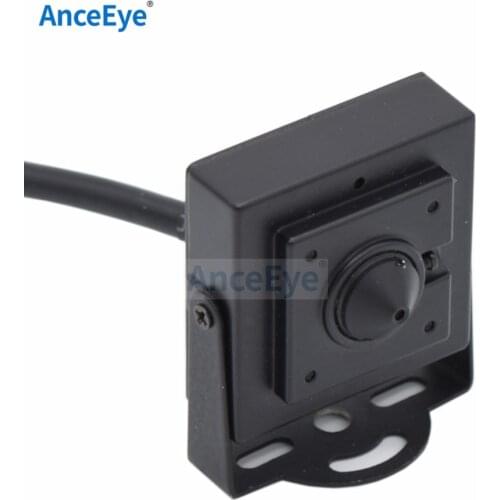 AnceEye OSD Menu Super Mini AHD CCTV Camera HD 1080P AHD-H Video Surveillance Security Cameras Metal Housing 3.7mm Lens 2MP
