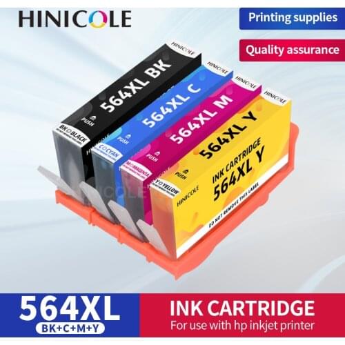 HINICOLE 564XL Ink Cartridge for hp 564xl 564 Compatible for HP Photosmart B8550 C6324 C310a C410 6510 D5460 7510 B209a 4610