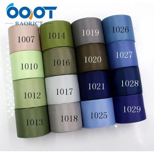OOOT BAORJCT 181015-L38mm-4,38mm 10yards Solid Color Ribbons Thermal transfer Printed grosgrain,DIY Clothing handmade materials
