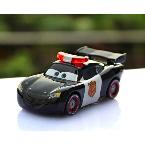 Disney Pixar Cars 2 Police Lightning McQueen Metal Diecast alloy Toy Car model for children gift 1:55 Brand toys New In Stock