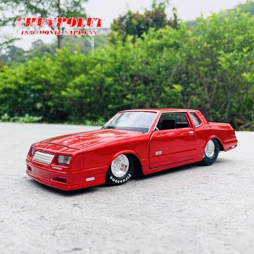 Maisto 1:24 1986 Chevrolet Monte Carlo SS simulation Die casting alloy car model crafts decoration collection toy tools gift