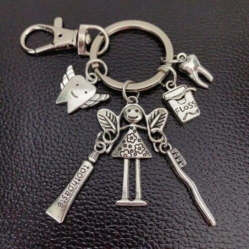 New Dentist Gift Tooth Fairy Purse Charm dental surgeon wisdom tooth extraction present fairy unique hygienist birthday present