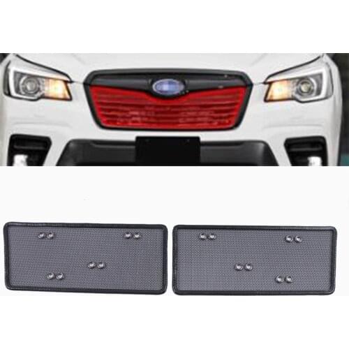 For Subaru Forester SK 2018 2019 2020 1pcs stainless steel front grille insect proof net radiator condenser protective cover