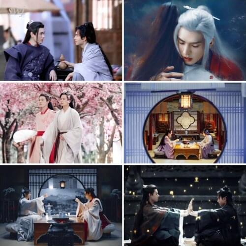 Shanhe Ling Poster Zhou Zishu Retro Poster Canvas Painting Wall Poster Wen Kexing Wall Decor Posters Wall Art Picture Home Decor