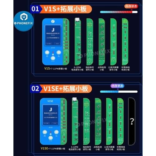 JC V1S Mobile Phone Code Reading Programmer Dot Matrix Detection Original Color Touch Shock Baseband Logic Almighty Programmer