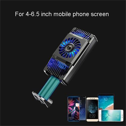 Semiconductor Mobile Phone Radiator for PUBG Game Holder Cooling Pad Anchor Gamepad for Android/IOS Mobile Cooling Fan