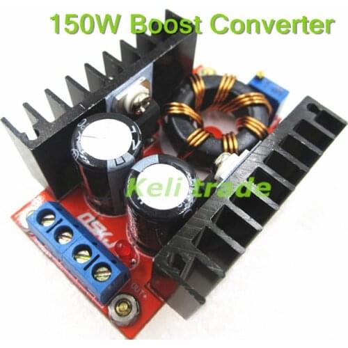 1pcs 150W Boost Converter DC-DC 10-32V to 12-35V Step Up Voltage Charger Module