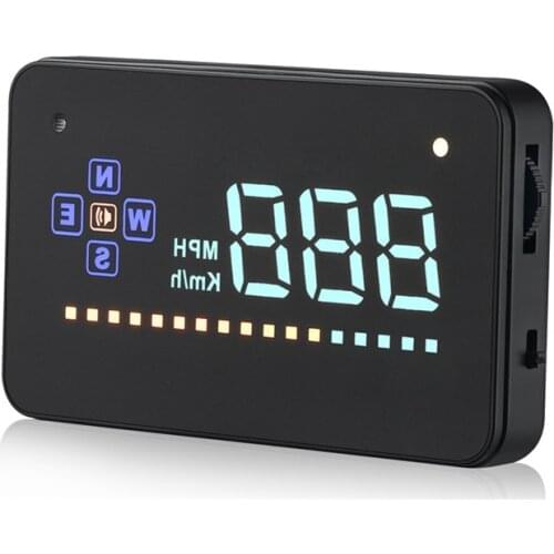 2018 New HUD car A2 Head Up Display Speedometer Overspeed GPS Satellite Windshield Projector Car-styling 3.5 inch