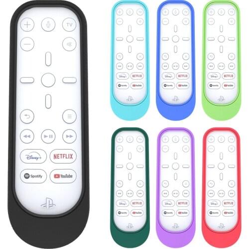 Dustproof Soft Silicone Case Remote Control Protective Cover for PS5 Game Console Media Remote Control