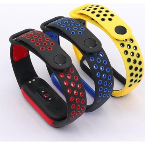 New Breathable Strap For Xiaomi Mi Band 5 6 Smart Watch Wrist Bracelet For Xiaomi Mi Band 5 6 Miband Strap Replacement
