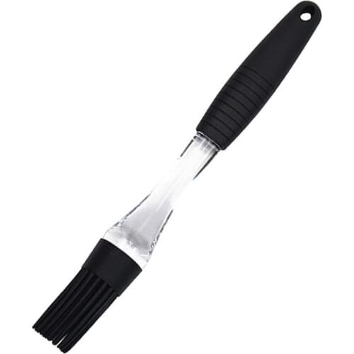 1pc Silicone Basting Brush Heat-Resistant Soft Head Baking Oil Brush Grilling Brush BBQ Tools Accessories Kitchen Tools