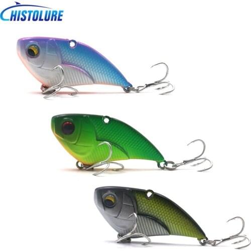 1pcs 15g/55cm Sinking Fishing Lure Lipless Crankbaits Hard Artificial VIB Vibration Bait All Depth Winter Ice Fishing Tackle