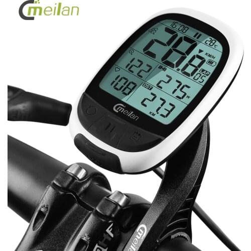 GPS Bike Computer Bluetooth 4.0 / ANT+ Wireless Cycling Computer Bicycle Speedometer Speed Candence Sensor Heart Rate Monitor