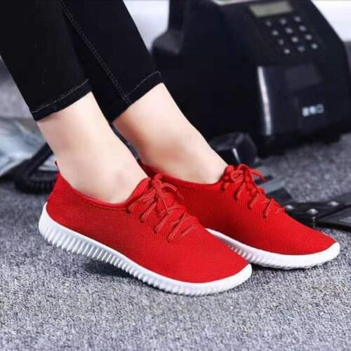 Women Casual Shoes Fashion Breathable Walking Mesh Lace Up Flat Shoes Sneakers Women 2020 Tenis Feminino Pink Black