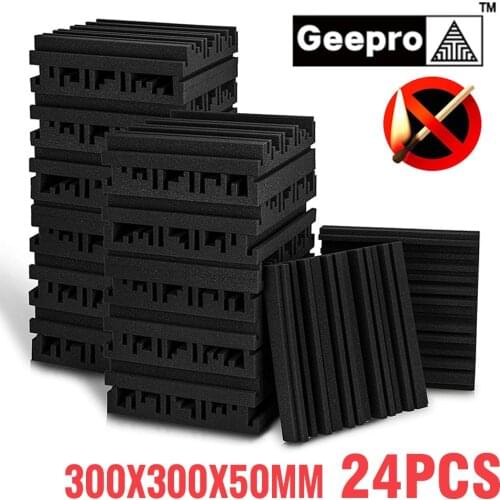 Geepro 300x300x50mm Acoustic Foam Soundproofing Acoustic Panel Noise Isolation for Studio Soundproof Foam Acoustic Isolator