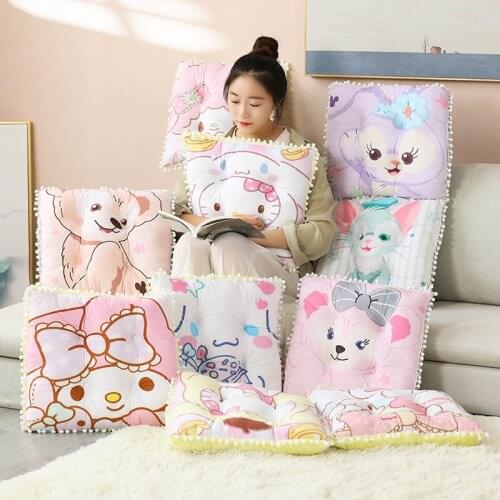 1pcs 42cm Anime Ball cushion kt cat plush Queen Size Throw baby Bed decoration Student Chair Cushioon Birthday Gifts