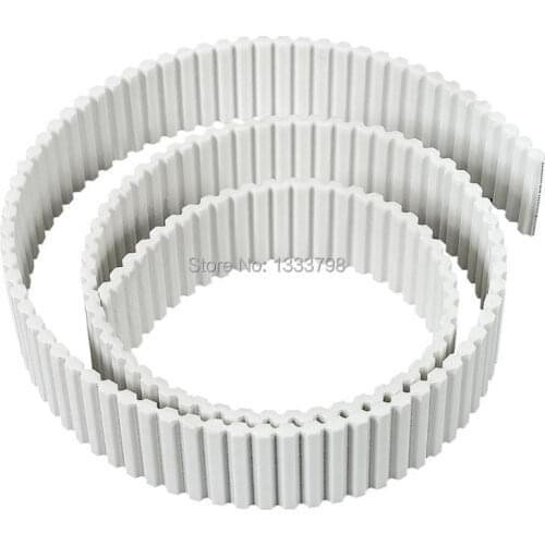 Free shipping cost double teeth AT10 type 20mm width 1600mm length closed loop timing belt