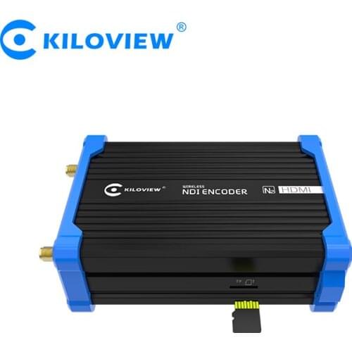 Wireless HDMI to SRT Encoder, NDI HX Converter with Portable WIFI, 1080P Encoder