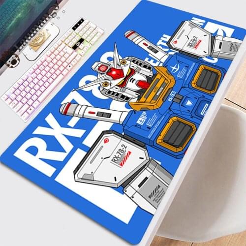 Lock Edge Big Mouse Anime Rug Carpet Keyboard Table Pads On The Gamer Desk Mat Cool Gundam Mats Computer Extended Pc Game Pad