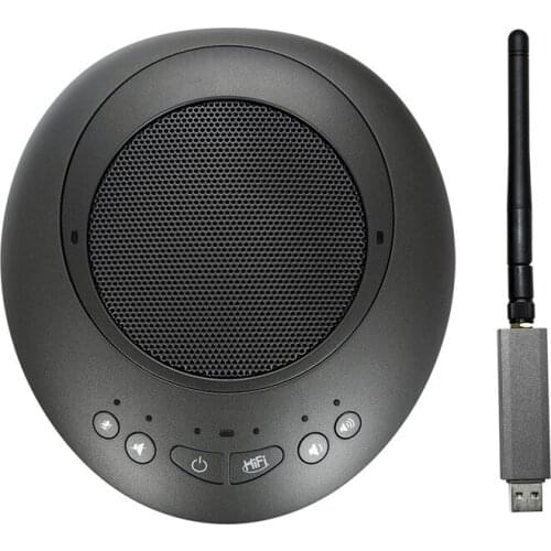 Full Duplex 360° USB video omnidirectional microphone RF2.4G wireless microphone conference system plug and play