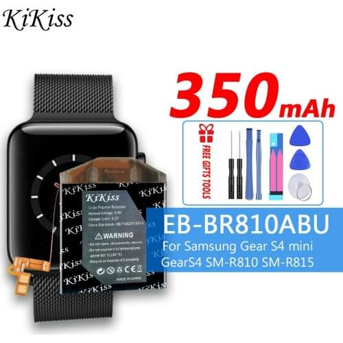 EB-BR810ABU / EB-BR170ABU Battery For Samsung Gear S4 mini GearS4 SM-R810 SM-R815 42mm Smart-Watch Battery High Capacity 350mAh