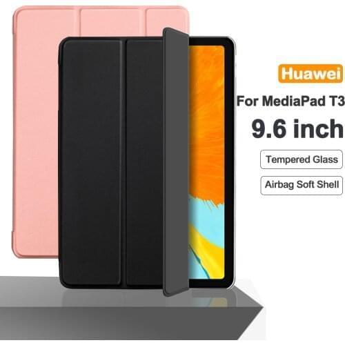 Flip Tablet Case For Huawei MediaPad T3 10 AGS-W09/L09 Funda PU Leather Smart Cover For Huawei t3 9.6'' AGS-L03/L09 Folio Capa