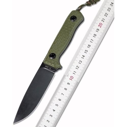 POHL integrated knife Niolox blade G10 handle with scabbard outdoor camping woodworking garden multi-function hunting tool