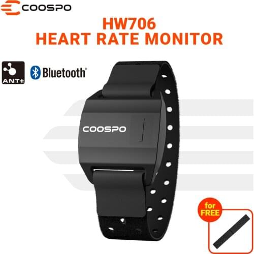 CooSpo Heart Rate Monitor HW706 Armband Optical Fitness Outdoor Heart Rate Sensor Bluetooth ANT+ For Garmin Wahoo Bike Computer