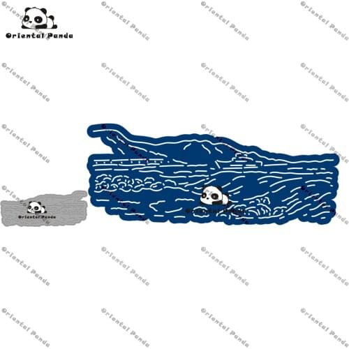 New Dies 2020 Camper Van Metal Beach horizon Dies diy Dies photo album cutting die Scg new die for cuttinrapbooking dies 2021