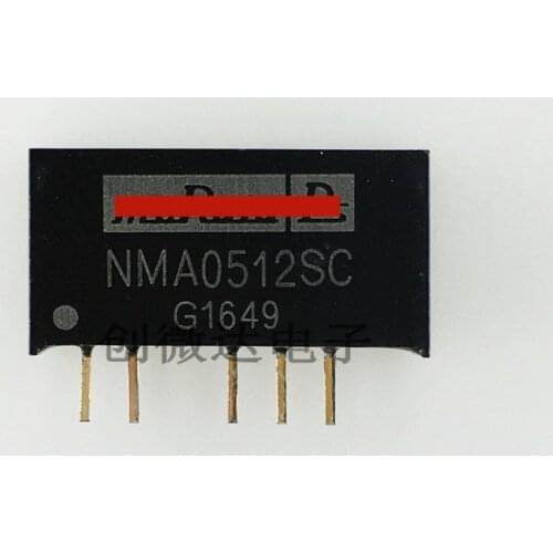 New original NMA0512SC DC-DC SIP-5 Isolated 1W Dual Output DC/DC Converters Power module