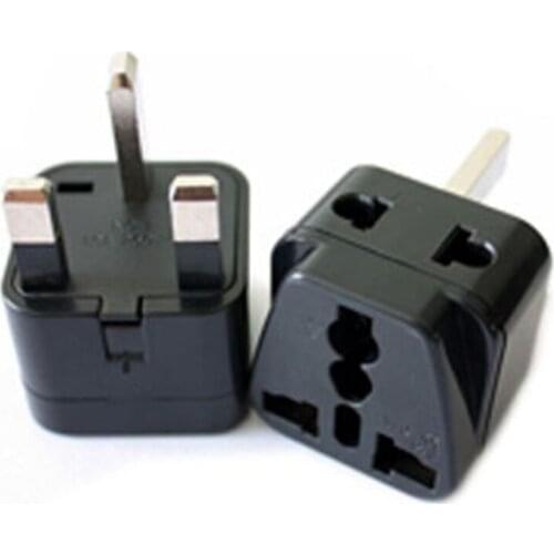 Wholesale 1pcs UK Plug Adapter Travel Converter AC Power Plug Power Charger Adapter , Power transfer Plug