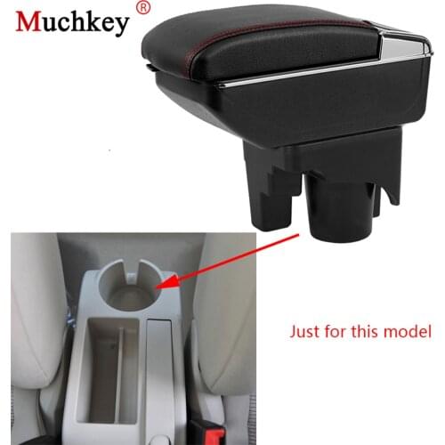 Armrest box For VW jetta mk5 Golf mk5 6 Central Console Arm Store content box cup holder ashtray With Rise and Down Function