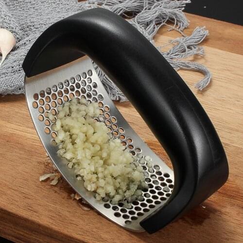1pcs Stainless Steel Garlic Press Household Manual Mincer Chopping Garlic Tools Fruit Vegetable Tools Kitchen Accessories