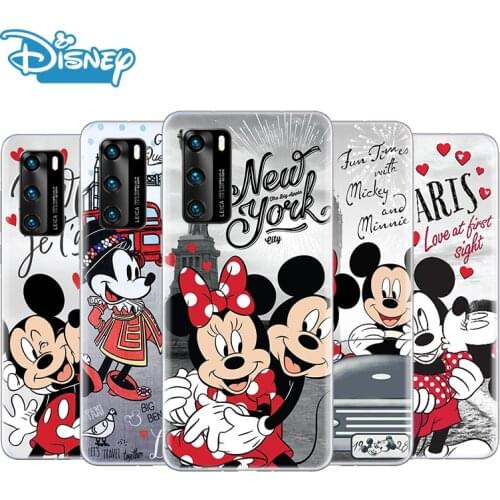Transparent Cover Mickey Minne Have Fun For Huawei P50 P40 P30 P20 P10 P9 P8 Lite Pro Plus mini 2019 2017 Phone Case