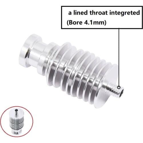 MEGA 1pc V6 Radiator Heat Sink Conjoined With Bore 4.1mm Throat integreted For E3D V6 J-head Extruder Bowden 3D Printer Parts