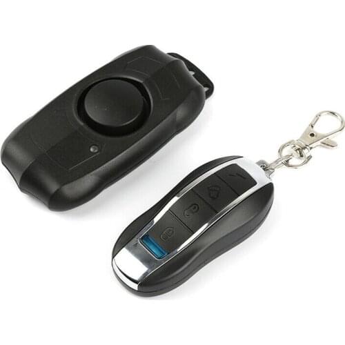 New Loud Wireless Bicycle Anti-theft Alarm With Remote Control 10-20M Range Vibration Alarm Waterproof For Motorcycles Bicycles