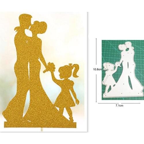 Wedding Couple and Girl Metal Cutting Dies Stencils dies for DIY Scrapbooking dies Decoration Paper Craft dies Embossing Dies