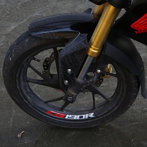 Yecnecty For Honda CB190R CBF190R Motorcycle Wheel Reflective Stickers 1 Set Scooter Refit Parts Motocross Rim Tires Decals