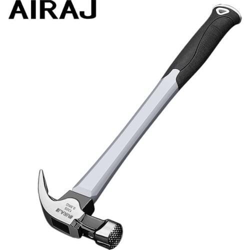 AIRAJ Heavy Claw Hammer Nail Hammer Tool Steel Woodworking Striking Tools Magnetic Automatic Nail Suction Hammer