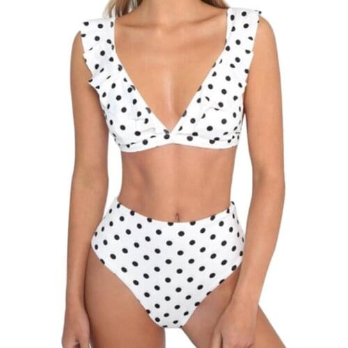 XPUHGM Swimwear With Ruffles