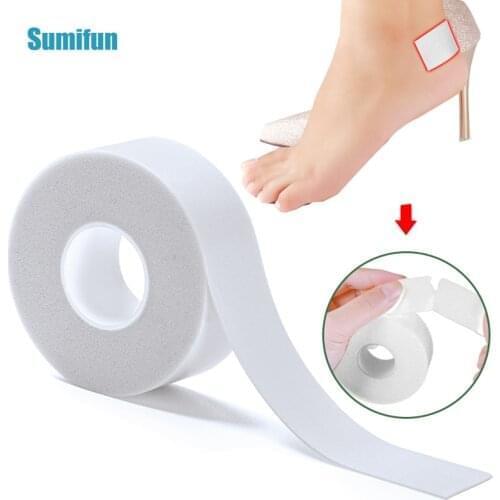 1Roll Waterproof Heel Pad 2.5*4.5cmMulti-functional Bandage Foot Sticker First Aid Medical Rubber Plaster Tape C1780