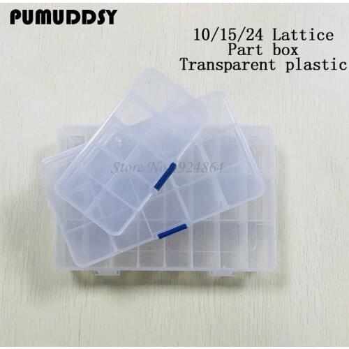 10/15/24 Grids Tools Packaging Box Portable Practical Electronic Components Storage box / Part box / Tool box