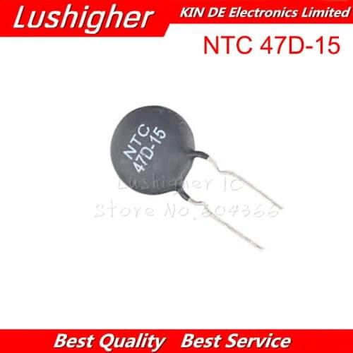 10pcs NTC Thermistor Resistor NTC 47D-15 Thermal Resistor