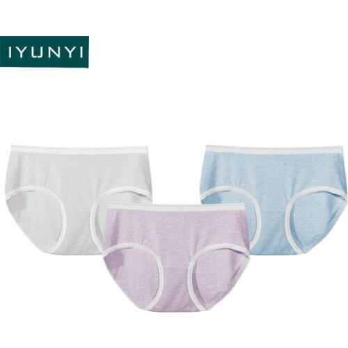 3Pcs/lot Modal Panties Women Comfortable Underwear Sexy Low-Rise Underpants Female Ladies Briefs 2020