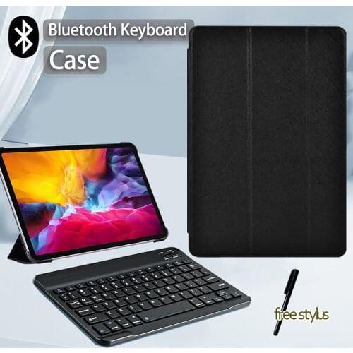 Tablet Case for Apple IPad Pro 11 2018 2020/IPad Air 4 10.9" Flip Stand PU Leather Smart Cover Case Funda + Bluetooth Keyboard