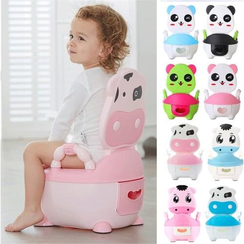 Childrens Pot Soft Baby Potty Plastic Road Pot Infant Potty Training Cute Baby Toilet Safe Kids Potty Trainer Seat Chair