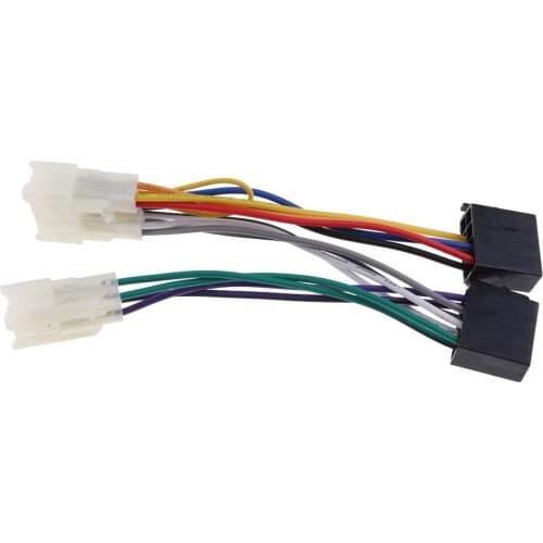 For /Yaris ISO Stereo Head Unit Harness Adaptor Wiring Loom Lead Kit
