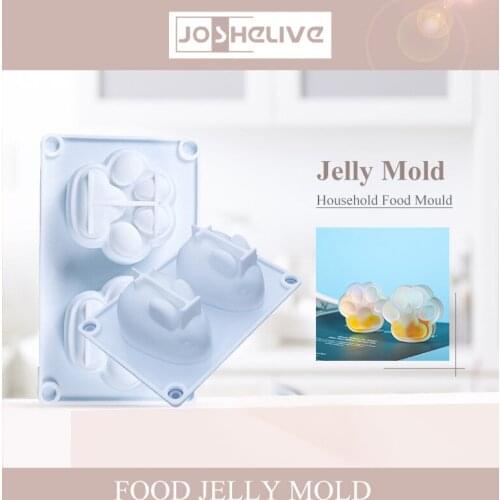 Jelly Bowl Cake Mold Pig Rabbit Cat Claw Doll Shape 3D Food Grade Silicone Mold Kitchen Baking Gadget